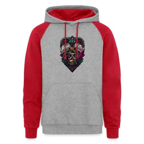 Love Bites (Literally) T-Shirt - Unisex Colorblock Hoodie