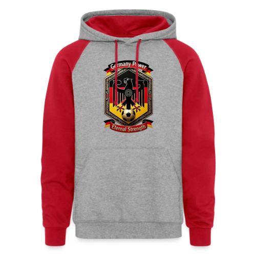Germany Eagle Power T-Shirt, Flag Pride Gift - Unisex Colorblock Hoodie