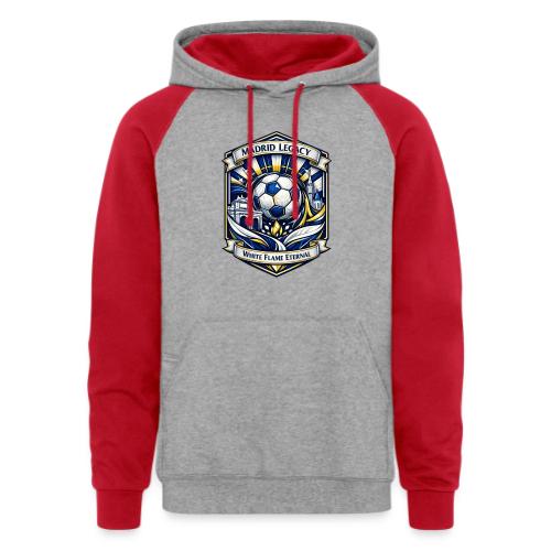 Madrid White Legacy T Shirt, Madrid Fan Gift - Unisex Colorblock Hoodie