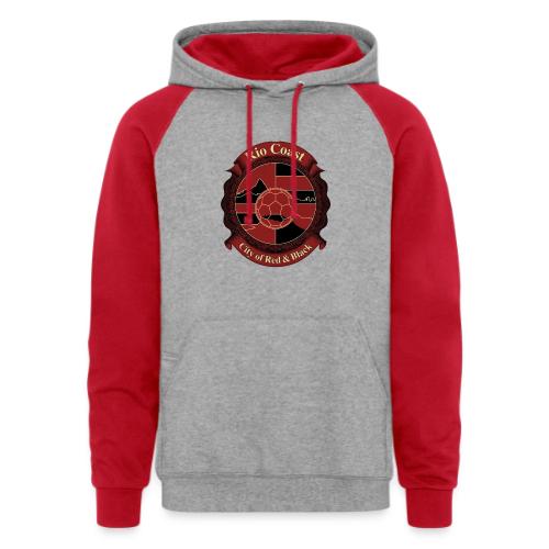 Flamengo Rio Coast T Shirt, Football Pride Gift - Unisex Colorblock Hoodie