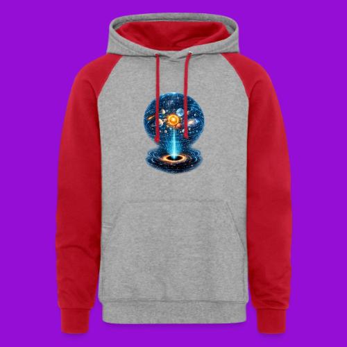 Holographic Universe - Unisex Colorblock Hoodie