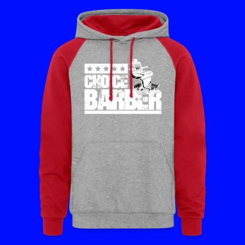 Choice Barber 5-Star Barber T-Shirt - Unisex Colorblock Hoodie