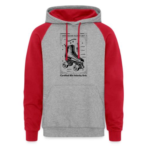 Retro Roller Skate T-Shirt - Unisex Colorblock Hoodie