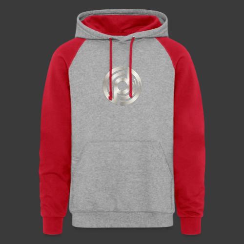 Open Musicians Collective Chrome Logo - Unisex Colorblock Hoodie