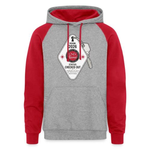 Checked out 2026 edition - Unisex Colorblock Hoodie