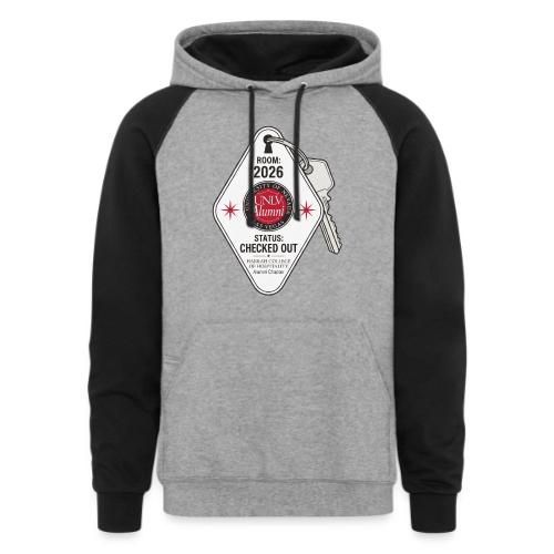 Checked out 2026 edition - Unisex Colorblock Hoodie