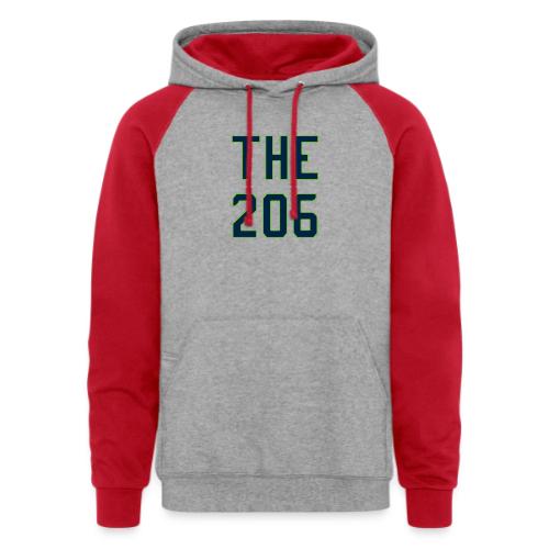 THE | 206 - Washington Spirit Gear - Game Day Line - Unisex Colorblock Hoodie