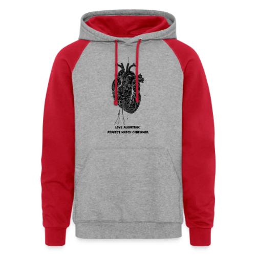 Love Algorithm T-Shirt - Unisex Colorblock Hoodie