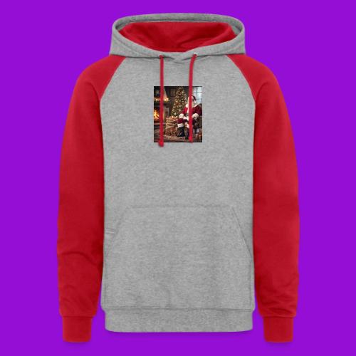 Santa Claus - Unisex Colorblock Hoodie