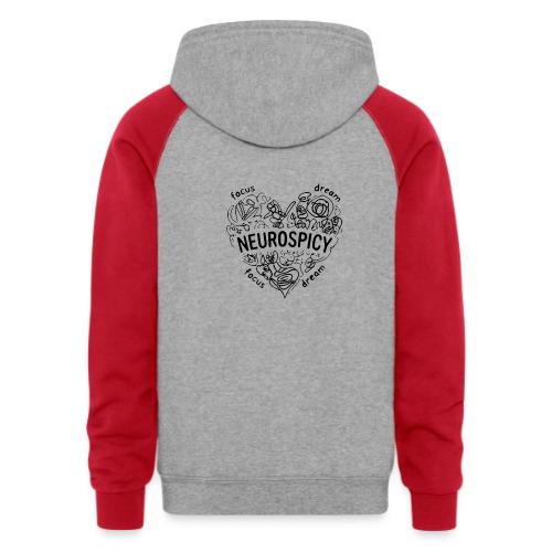 Neurospicy Mind - Unisex Colorblock Hoodie