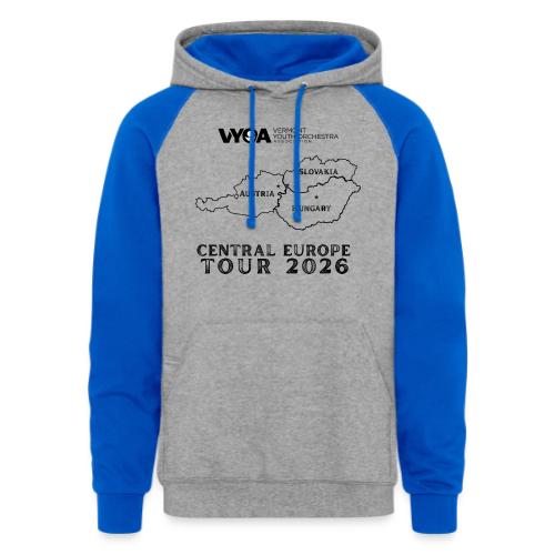 Central Europe Tour 2026 - Unisex Colorblock Hoodie