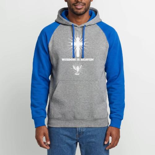 Wisdom is Heaven - Unisex Colorblock Hoodie