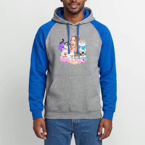 Jahnnalee & The Furry Kiddos - Unisex Colorblock Hoodie
