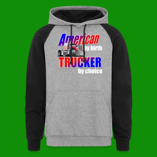 American Trucker - Unisex Colorblock Hoodie