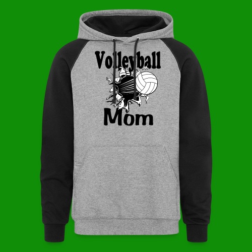 Volleyball Mom - Unisex Colorblock Hoodie