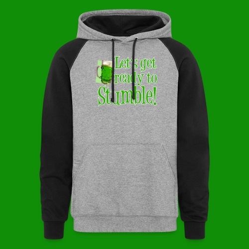 Let's Get Ready to Stumble - Unisex Colorblock Hoodie