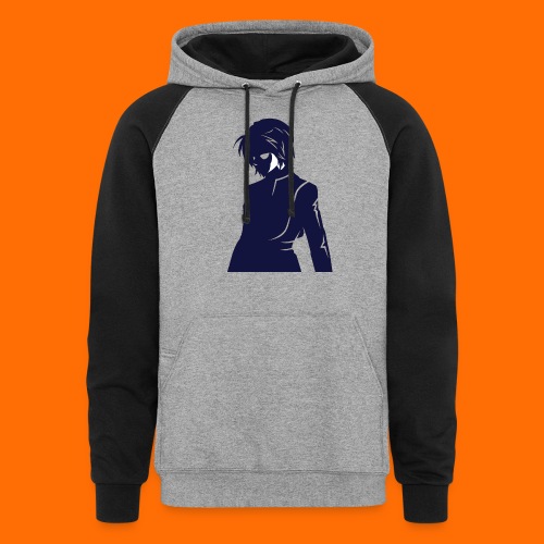 anime characters - t shirt print on demand - Unisex Colorblock Hoodie