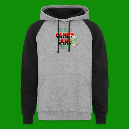 Candy Cane - Unisex Colorblock Hoodie
