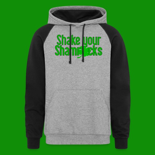 Shake Your Shamrocks - Unisex Colorblock Hoodie