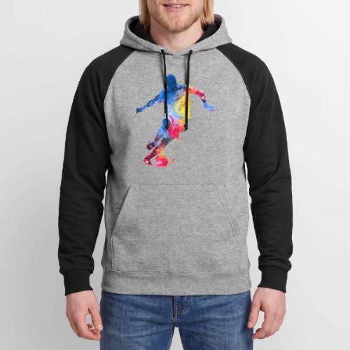 Soccer: Splash Kick - Unisex Colorblock Hoodie