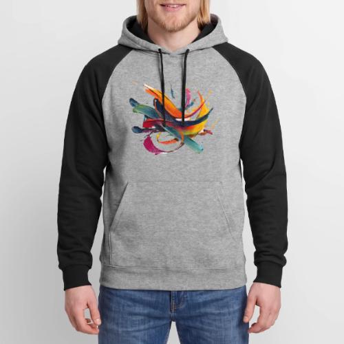 Colorful Waves - Unisex Colorblock Hoodie
