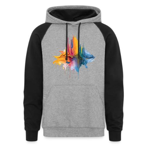 Impasto Spectrum - Unisex Colorblock Hoodie