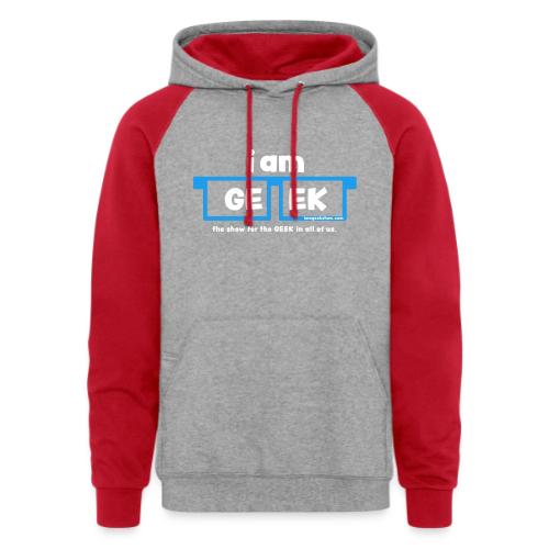 iamGEEK LOGO - Unisex Colorblock Hoodie