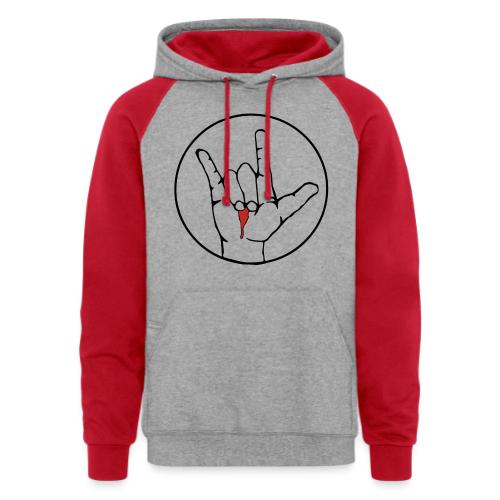 Jesus loves you - Unisex Colorblock Hoodie