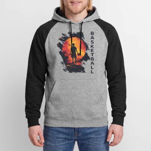 Basketball Blaze - Unisex Colorblock Hoodie
