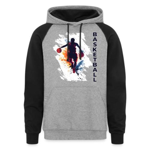 Basketball Hustle - Unisex Colorblock Hoodie