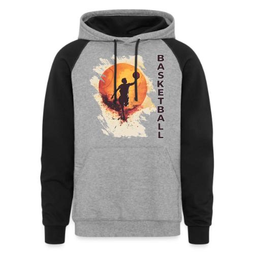 Basketball Stride - Unisex Colorblock Hoodie
