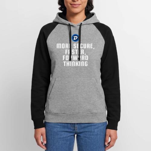 Digibyte. More secure, faster, forward thinking - Unisex Colorblock Hoodie