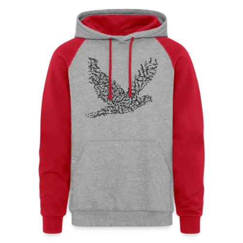 DOVE Peace in FLIGHT - Unisex Colorblock Hoodie