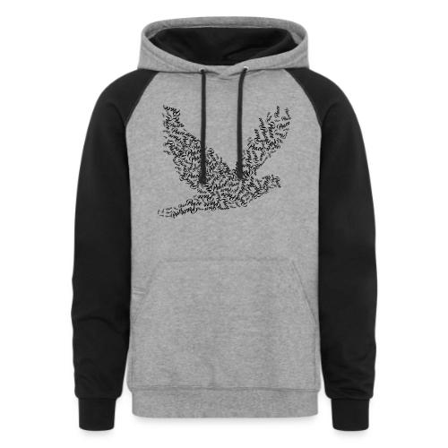 DOVE Peace in FLIGHT - Unisex Colorblock Hoodie