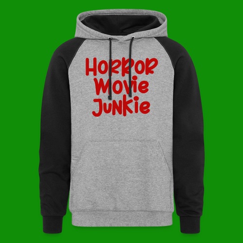 Horror Movie Junkie - Unisex Colorblock Hoodie