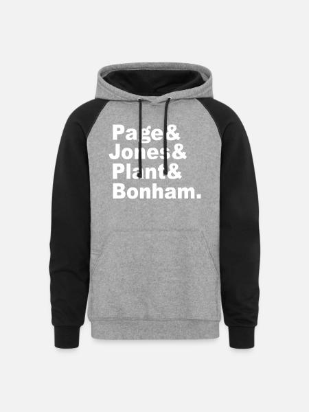 PAGE JONES PLANT BONHAM - Unisex Colorblock Hoodie - heather gray/black
