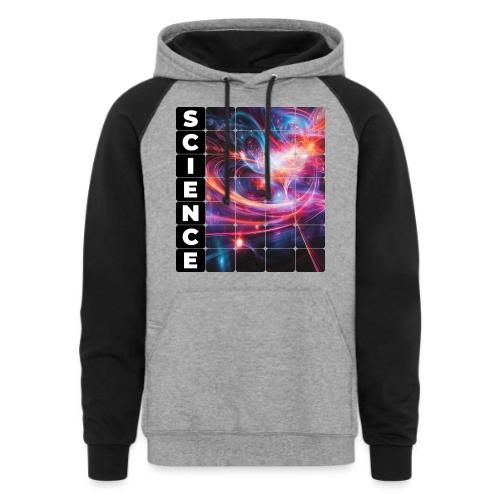 The Chaos of Science - Unisex Colorblock Hoodie