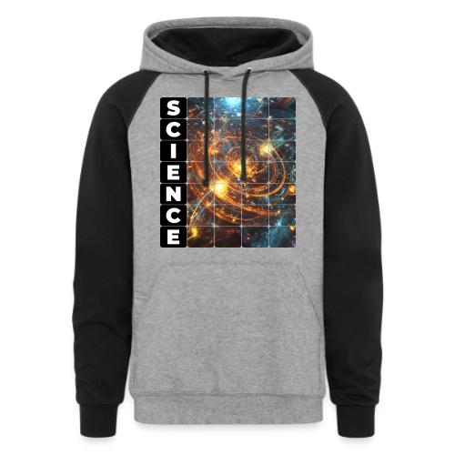 Golden Core of Science - Unisex Colorblock Hoodie