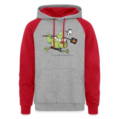 Tuddy the Troll - Unisex Colorblock Hoodie
