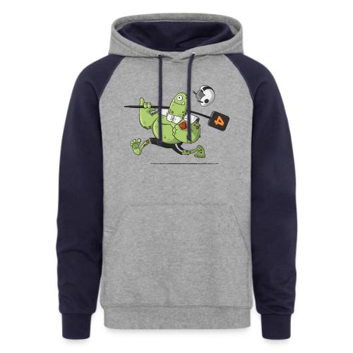 Tuddy the Troll - Unisex Colorblock Hoodie
