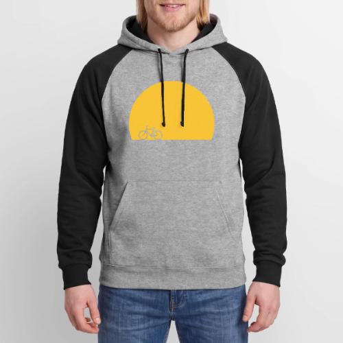 Sundown Bicycle - Unisex Colorblock Hoodie