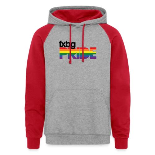 FXBG PRIDE LOGO - Unisex Colorblock Hoodie