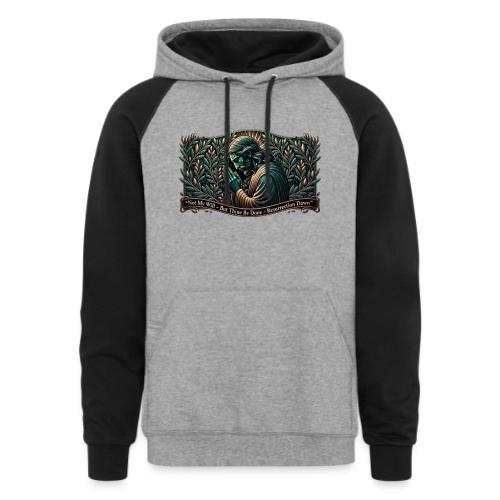 Easter Not My Will Gethsemane T Shirt, Bro Gift - Unisex Colorblock Hoodie