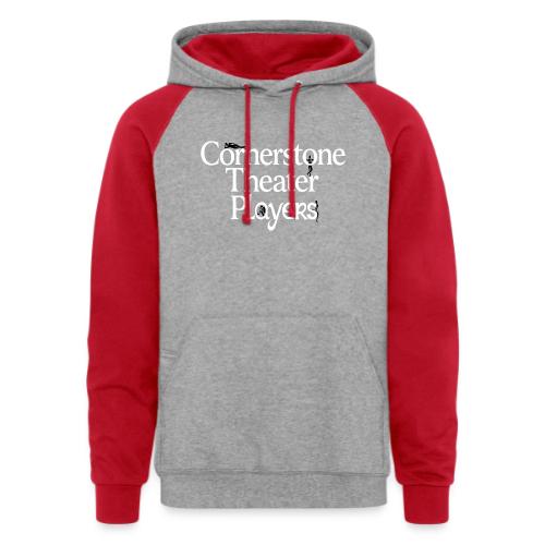 Cornerstone Theater Players (Light) - Unisex Colorblock Hoodie