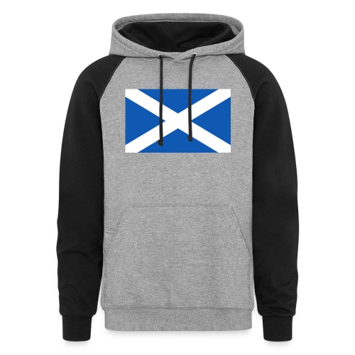 Scotland Flag - Unisex Colorblock Hoodie