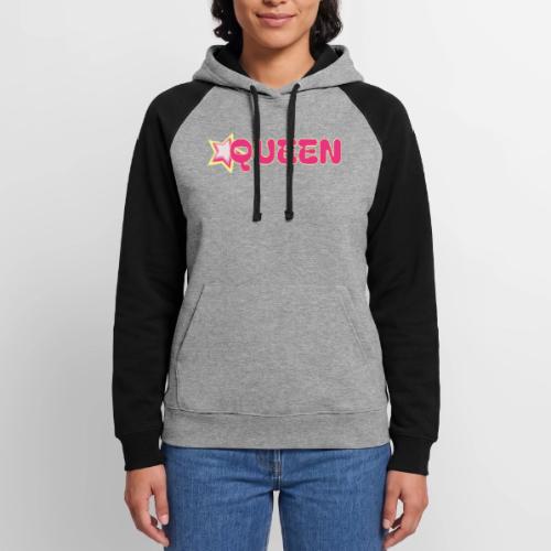 queen high resolution logo transparent 1 - Unisex Colorblock Hoodie