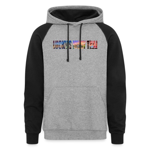Here to There T-shirt - Unisex Colorblock Hoodie