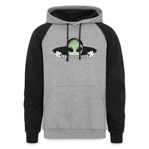 Coming Through Clear - Alien Arrival - Unisex Colorblock Hoodie