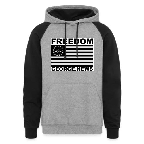 GEORGE FREEDOM 250 V1 - Unisex Colorblock Hoodie