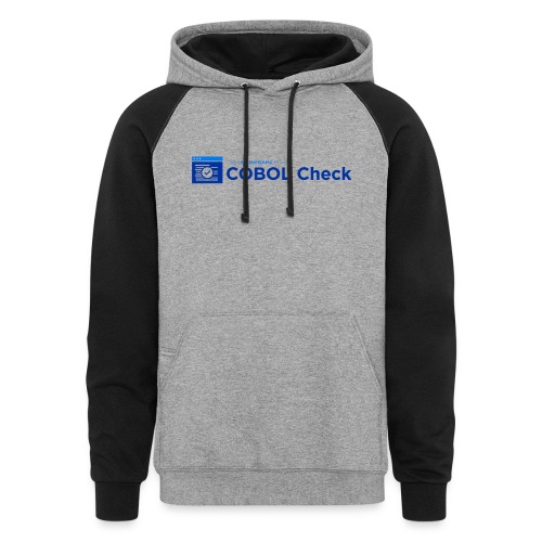 COBOL Check - Unisex Colorblock Hoodie